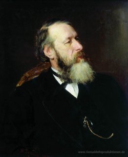 Porträt der Kunstkritiker Vladimir Stasov