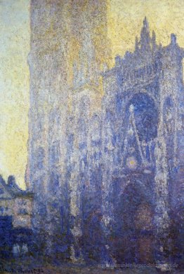 Rouen-Kathedrale, das Portal, Morgen Effect
