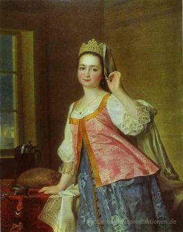 Porträt von A. D. Levitzkaya, Artist s Daughter