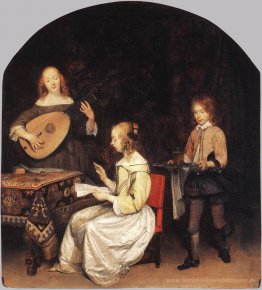 Das Konzert: Sänger und Theorbo Spieler