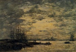 Bordeaux, Boote auf dem Garonne