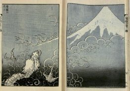 Drachen aufsteigend Fujisan