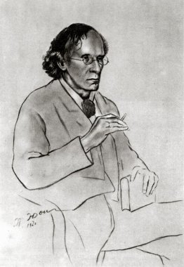 Portrait des Schriftstellers Wjatscheslaw Iwanow