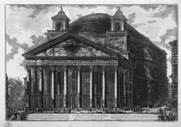 Mit Blick auf das Pantheon des Agrippa