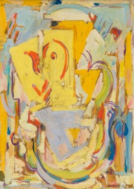 Arabesque Pinsel oder Cubist Composition