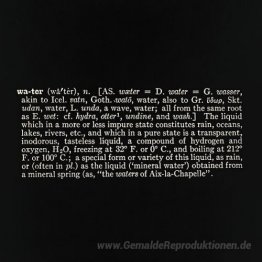 Titel (Kunst als Idee als Idee) (Water)