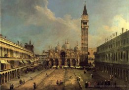 Piazza San Marco Looking East entlang der Mittellinie