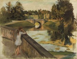 Die Brücke bei Gatschina (Karpin Teich)