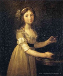 Marguerite-Marie Lagnier, zehn Jahre alt,