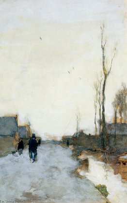 Straße in der Nähe von Noorden