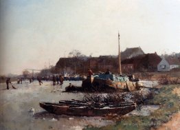 Winterspass auf De Loswal, Hattem