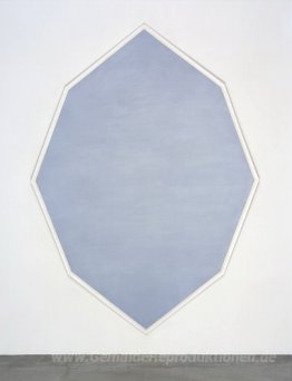 Ohne Titel (Blau Octagon)
