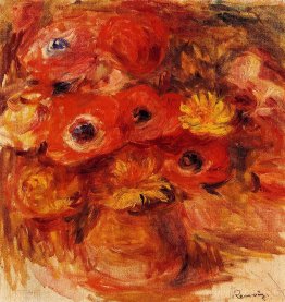 Vase mit Anemonen