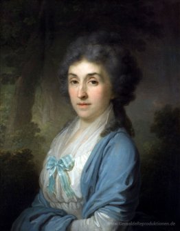 Porträt von Ekaterina Aleksandrovna Novosiltseva