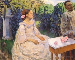 Selbstporträt mit Schwester