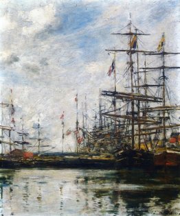 Der Hafen, Schiffe am Dock