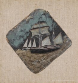 Schooner unter dem Mond