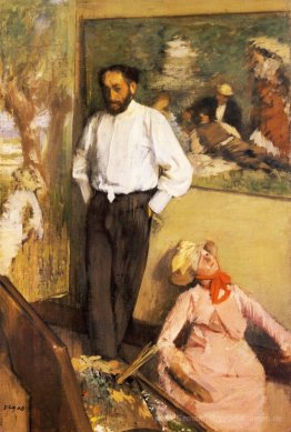 Porträt von Henri Michel-Levy in seinem Atelier