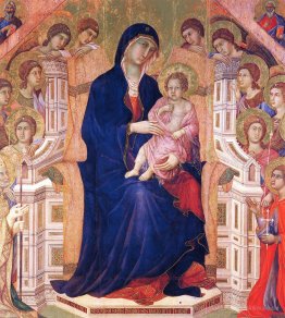 Madonna mit Kind auf dem Thron