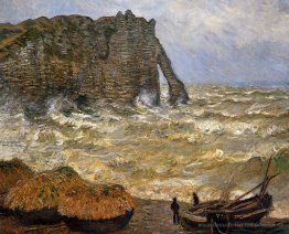 Raues Meer bei Etretat
