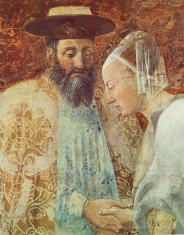 Treffen zwischen der Königin von Saba und König Salomon (Detail)
