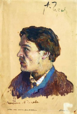 Portrait des Schriftstellers Anton Tschechow