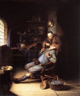 Die Extraktion des Zahnes