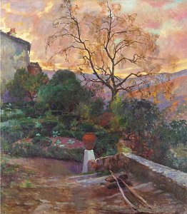 Garten der spanischen Bauernhof