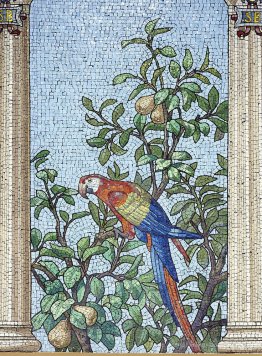 Mosaic - Speisesaal Zimmer des Sainte-Barbe-Bibliothek, Paris