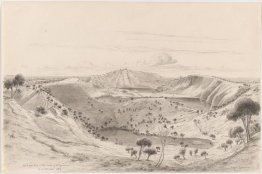 Nordwestansicht im Krater des Mt. Gambier, South Australia