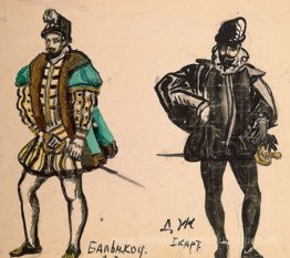 Kostümentwurf zur Oper Don Giovanni von Wolfgang Amadeus Mozart,