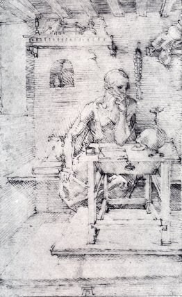 St Jerome in seiner Studie (Ohne Cardinal`s Robes)