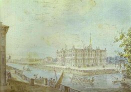 Blick auf Schloss Mikhailovsky
