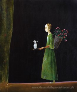 Mädchen mit Blumen