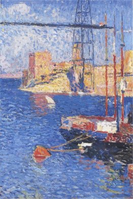 Der Hafen von Marseille Umladung