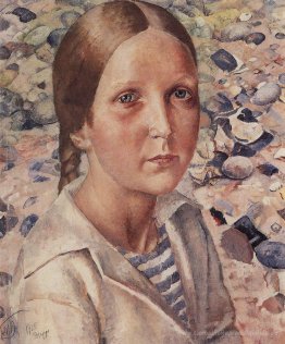 Das Mädchen auf dem Strand