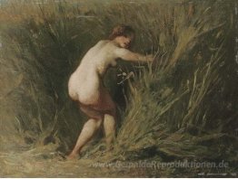 Nymphe im Schilf