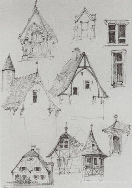 Architekturskizzen. Von Reisen in Deutschland.