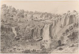 Die Ober Wannon Falls am Bahnhof Kennedys in Victoria