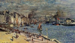 Blick auf die Altstadt Außenhafen in Le Havre