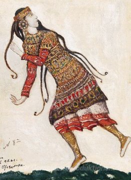 Sketch von Kostümen für "The Rite of Spring"