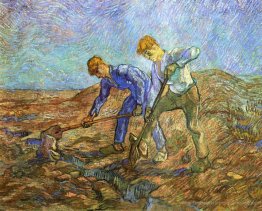 Zwei Bauern Diging (nach Hirse)