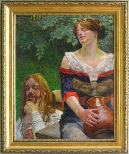 Christus und die Frau Samaritian