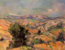 Berg Sainte-Victoire von Gardanne gesehen