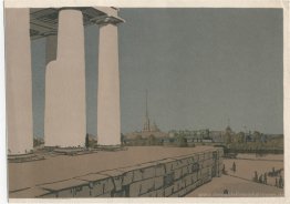 Kolonnade von Exchange und Peter und Paul-Festung