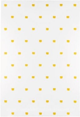 Imprints eines No. 50 Paintbrush in regelmäßigen Abständen von 3