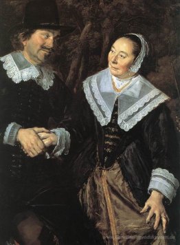 Familien-Gruppe in einer Landschaft (Ausschnitt)