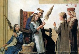La Reine Berthe et les Fileuses