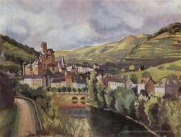 Auvergne. Stadt Esteng