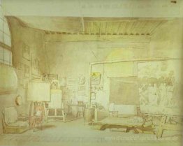 Künstleratelier in Rom.